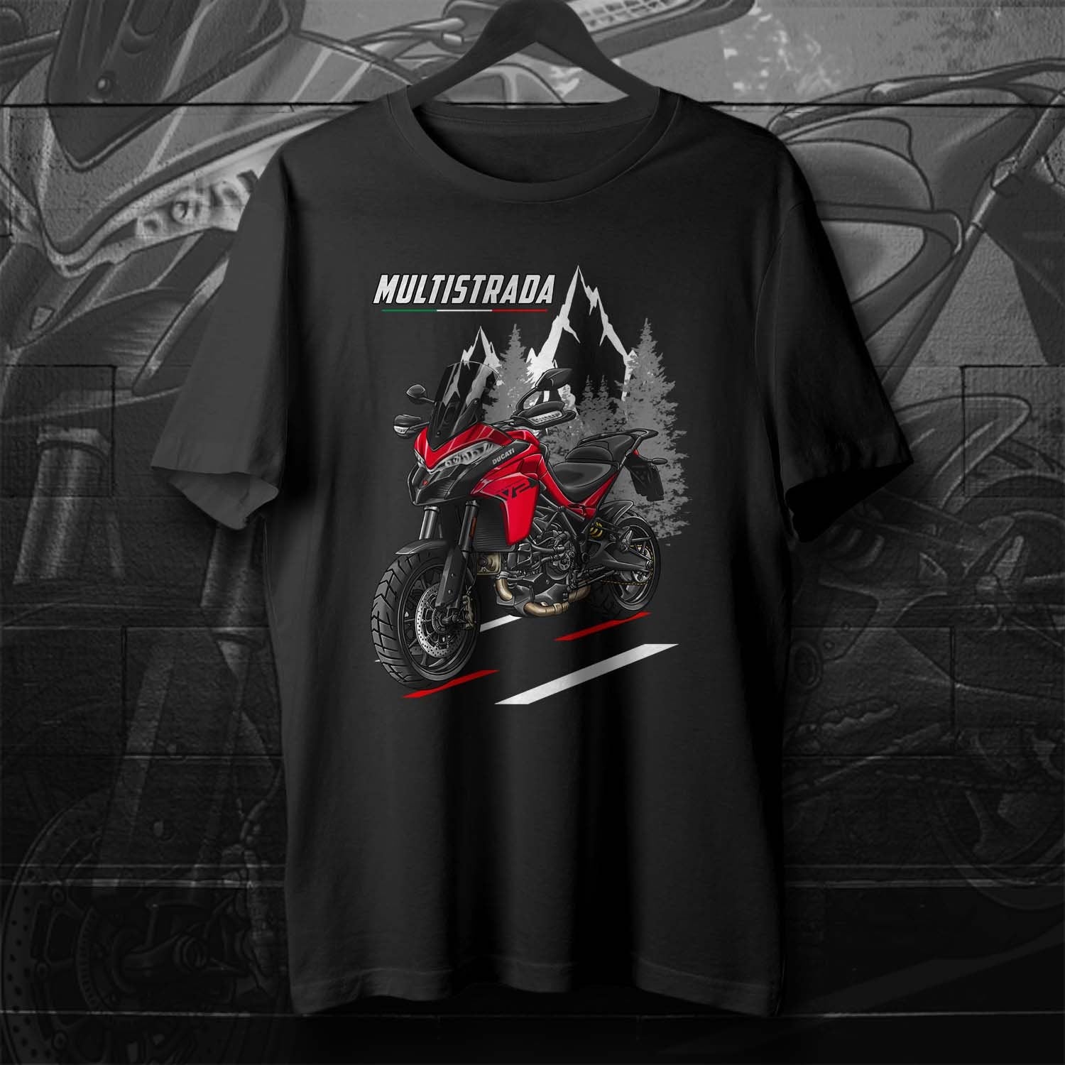 Ducati Multistrada V2 T-Shirt - Motorcycle Tee Shirt for ADV Riders
