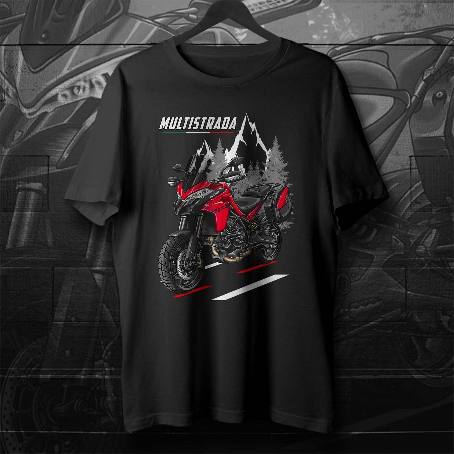 Ducati Multistrada V2 T-Shirt - Motorcycle Tee Shirt for ADV Riders