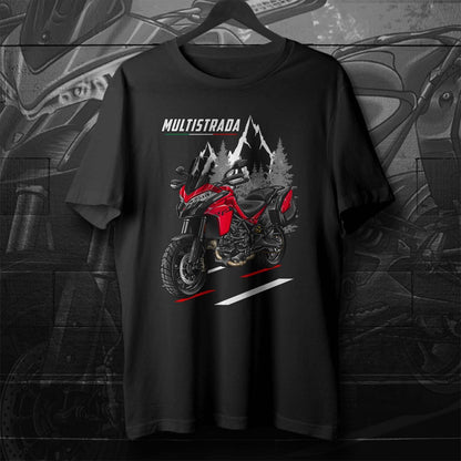 Ducati Multistrada V2 T-Shirt - Motorcycle Tee Shirt for ADV Riders