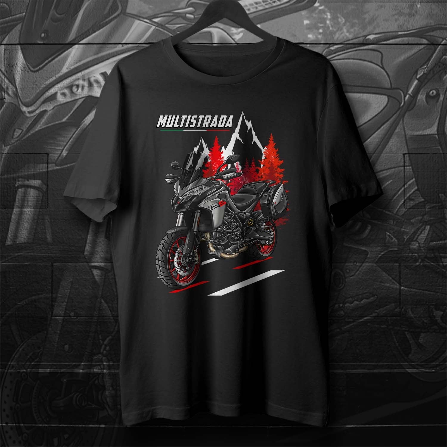 Ducati Multistrada V2 T-Shirt - Motorcycle Tee Shirt for ADV Riders