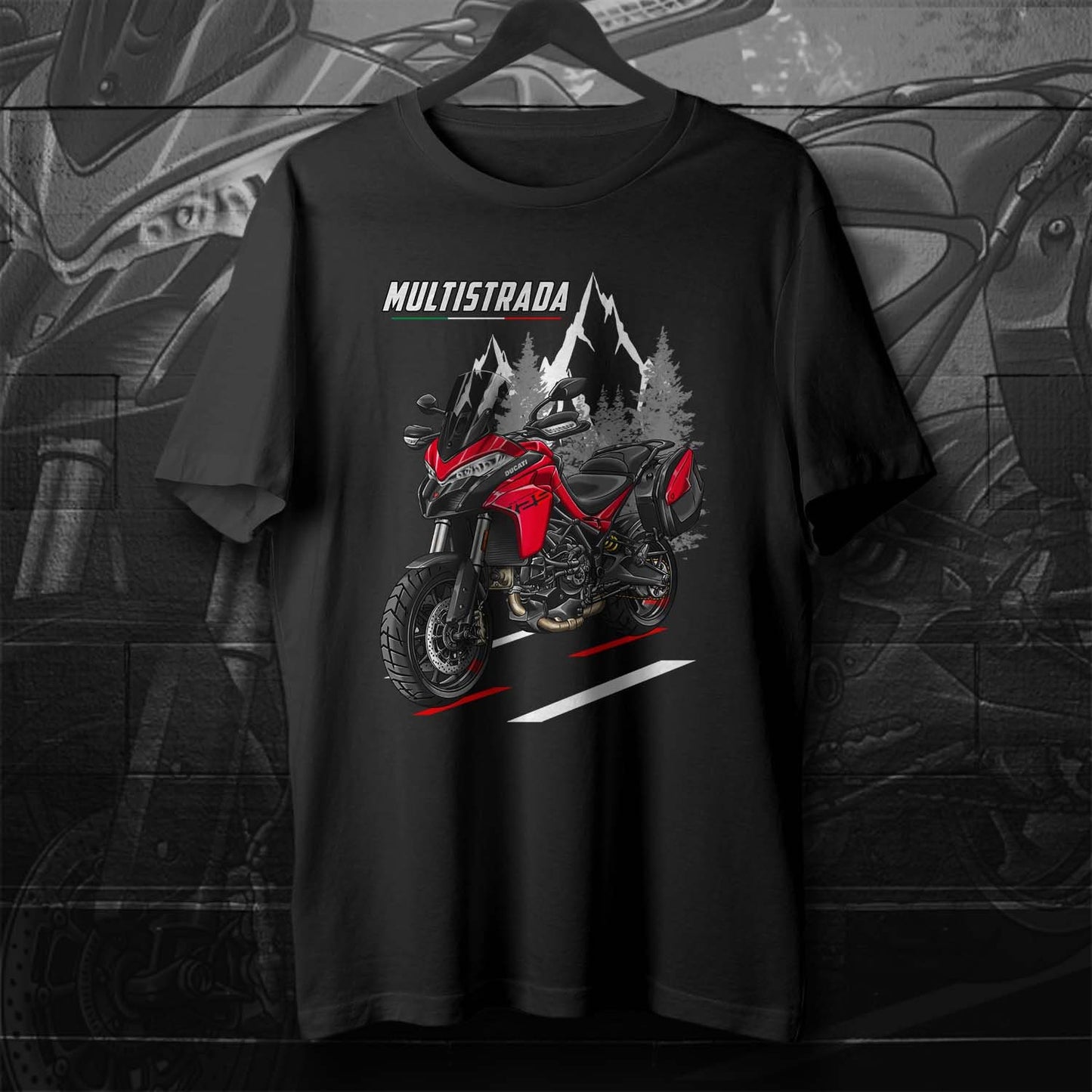 Ducati Multistrada V2 T-Shirt - Motorcycle Tee Shirt for ADV Riders