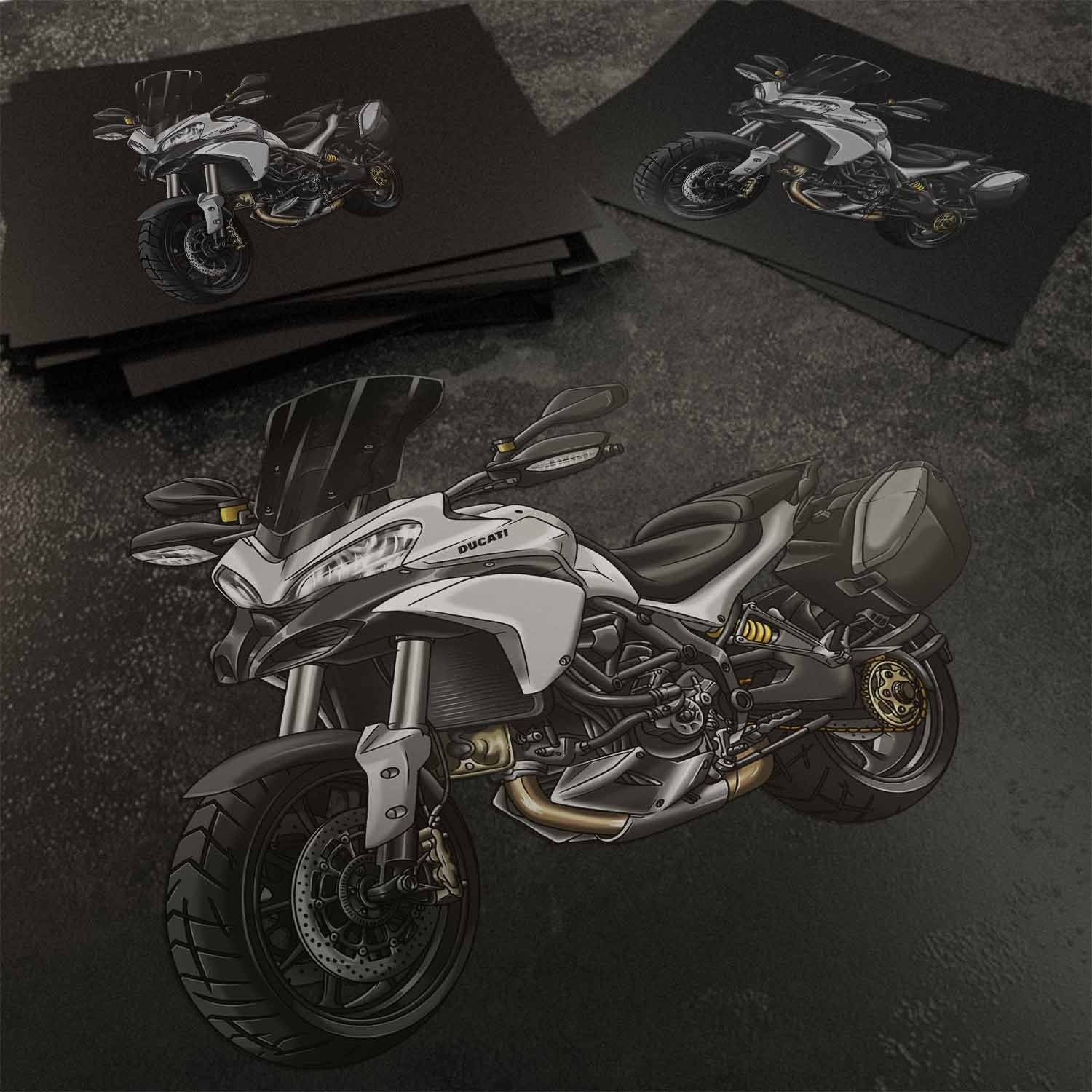 Ducati Multistrada 1200 2010-15 Stickers - Set of 3 Motorcycle Decals for ADV Riders