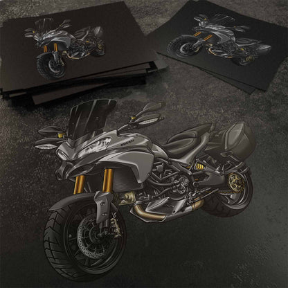 Ducati Multistrada 1200 2010-15 Stickers - Set of 3 Motorcycle Decals for ADV Riders