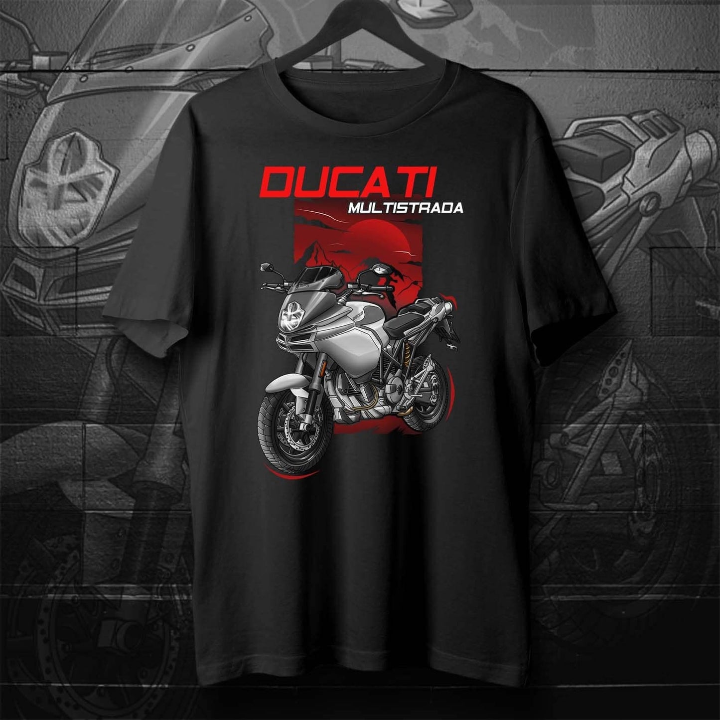 Ducati Multistrada 620 T-Shirt - Motorcycle Tee Shirt for ADV Riders