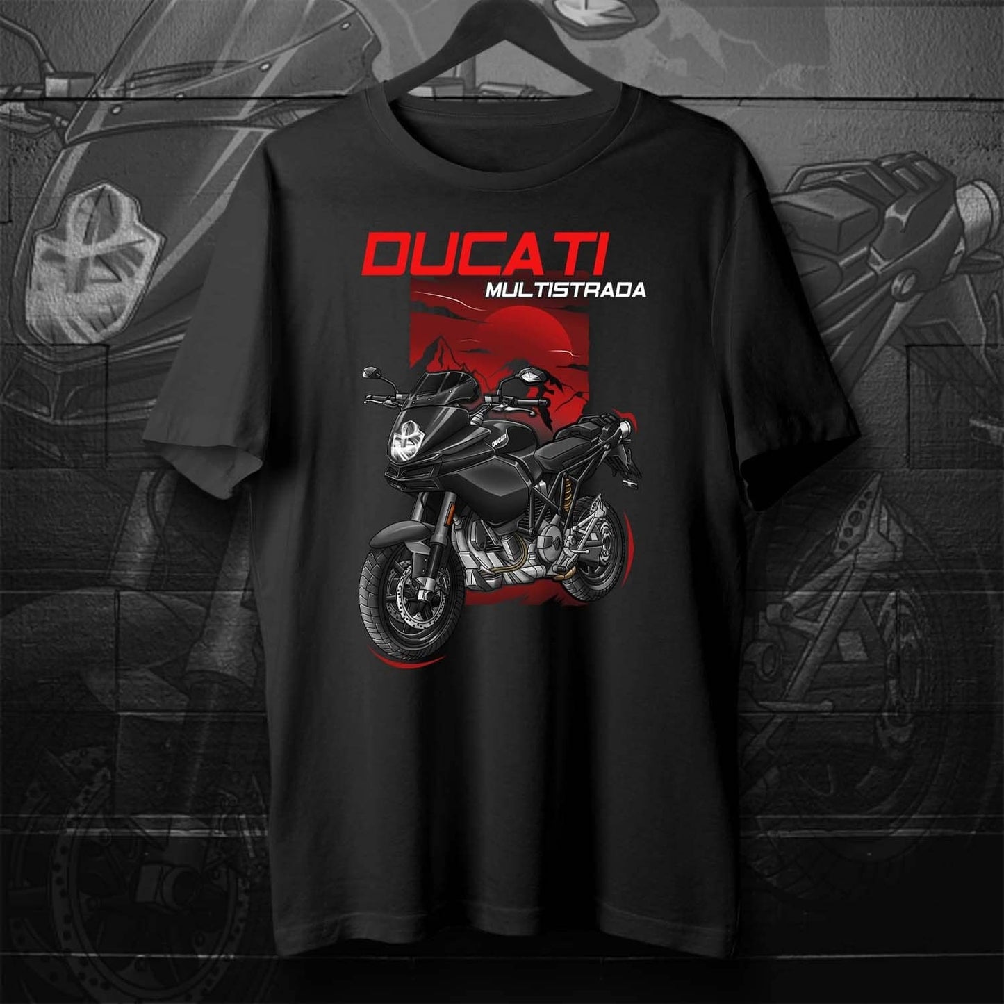 Ducati Multistrada 620 T-Shirt - Motorcycle Tee Shirt for ADV Riders