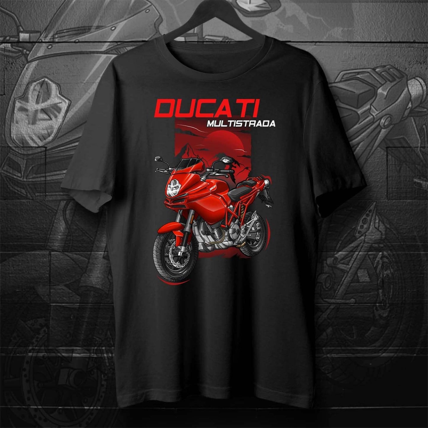 Ducati Multistrada 620 T-Shirt - Motorcycle Tee Shirt for ADV Riders