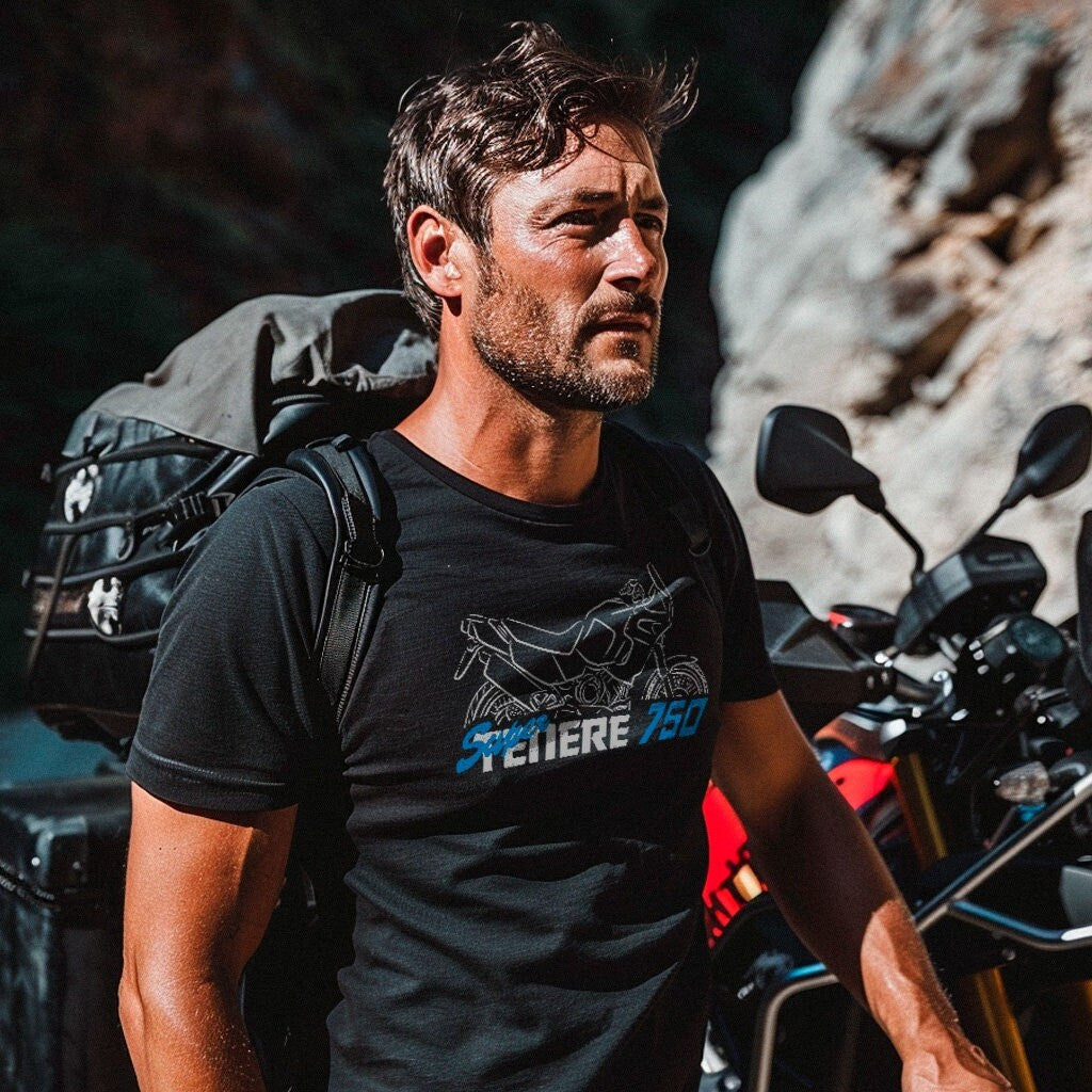 Yamaha XTZ 750 Super Ténéré T-Shirt - Motorcycle Tee Shirt for ADV Riders