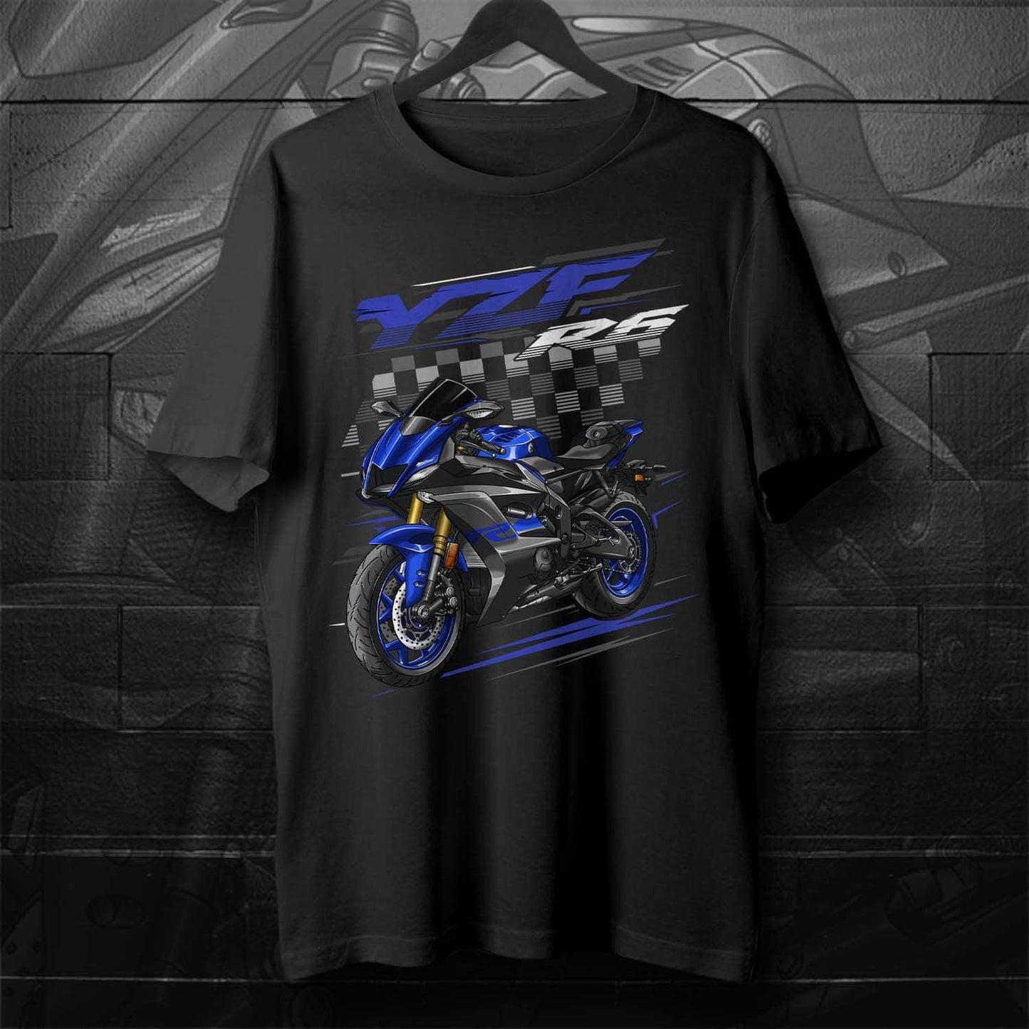 Yamaha YZF-R6 2017-19 Inspired T-Shirt - Motorcycle Tee Shirt