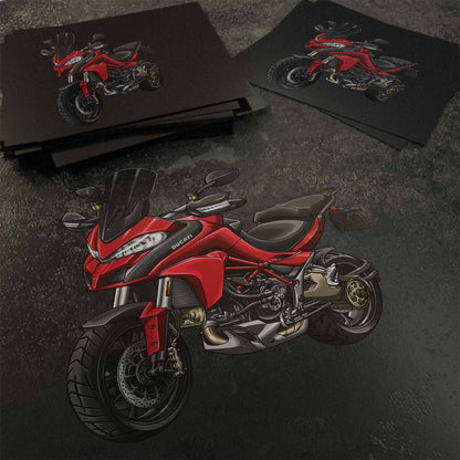 Ducati Multistrada 1200 2015-20 Stickers - Set of 3 Motorcycle Decals for ADV Riders
