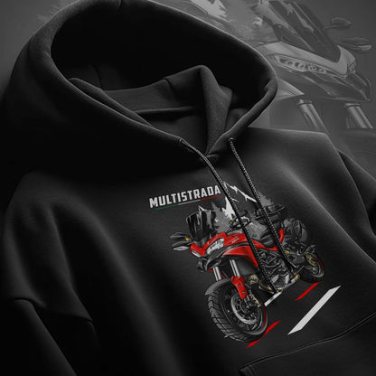 Ducati Multistrada 1200 2010-15 Hoodie - Motorcycle Sweatshirt for ADV Riders