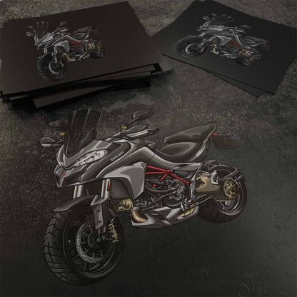 Ducati Multistrada 1200 2015-20 Stickers - Set of 3 Motorcycle Decals for ADV Riders