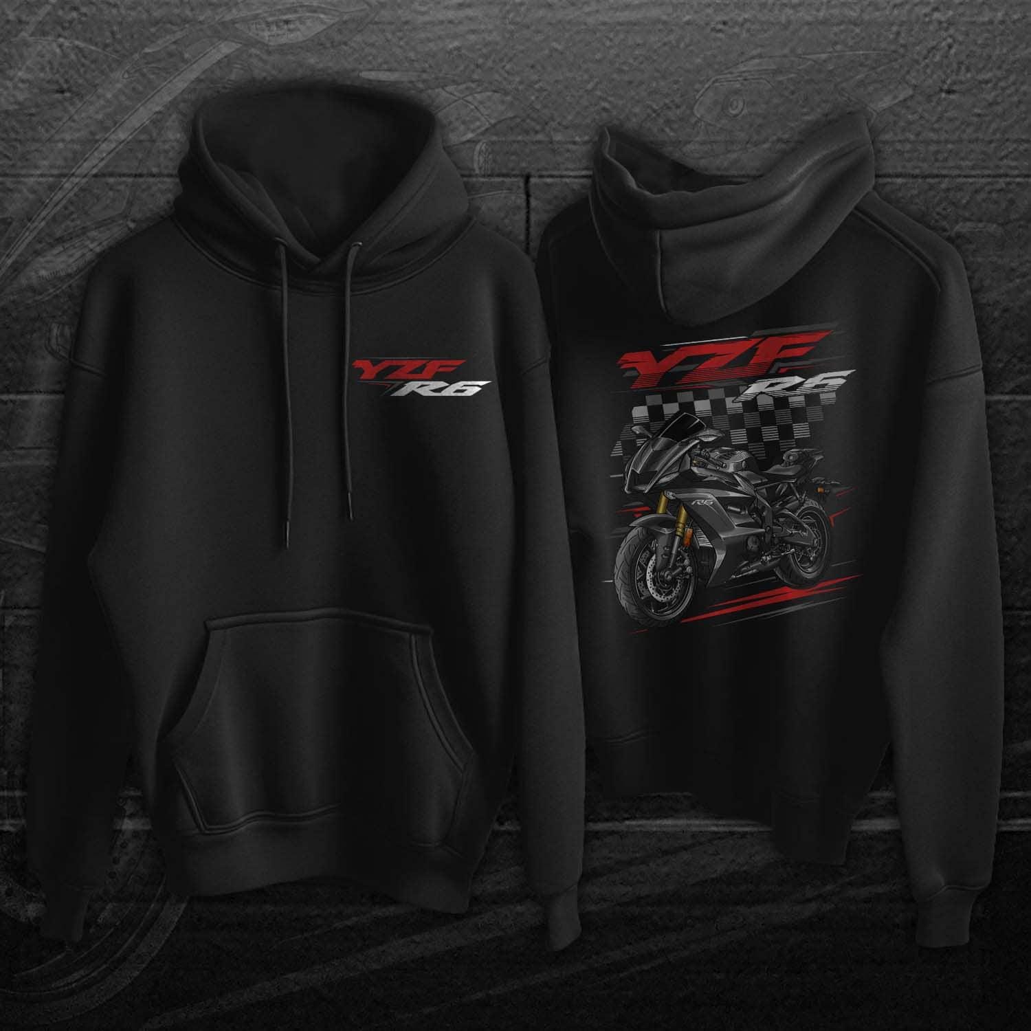 Yamaha YZF-R6 2017-19 Inspired Hoodie - Motorcycle Sweatshirt
