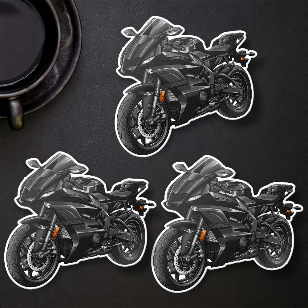 Yamaha YZF-R6 2020 Inspired Stickers - Set of 3 Motorcycle Decals