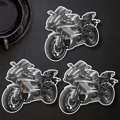 Yamaha YZF-R6 2017-19 Inspired Stickers - Set of 3 Motorcycle Decals
