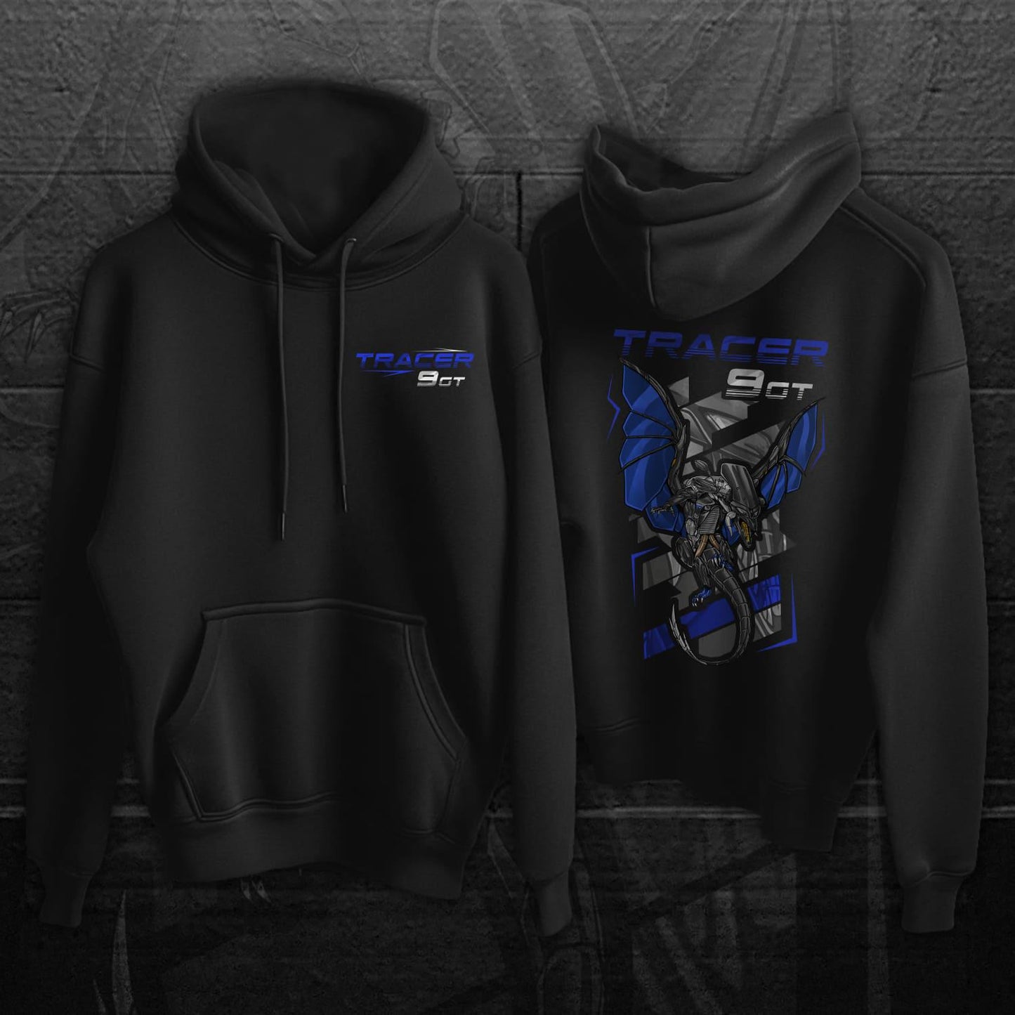 Yamaha Tracer 9 Inspired Hoodie - ADV Motorcycle Sweatshirt