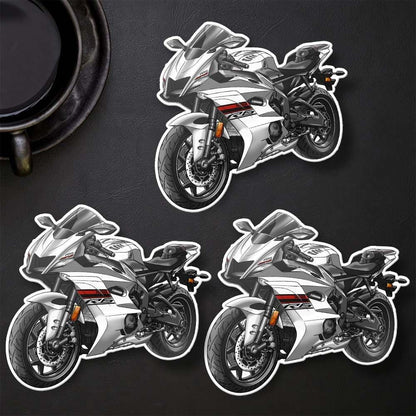Yamaha YZF-R6 2017-19 Inspired Stickers - Set of 3 Motorcycle Decals