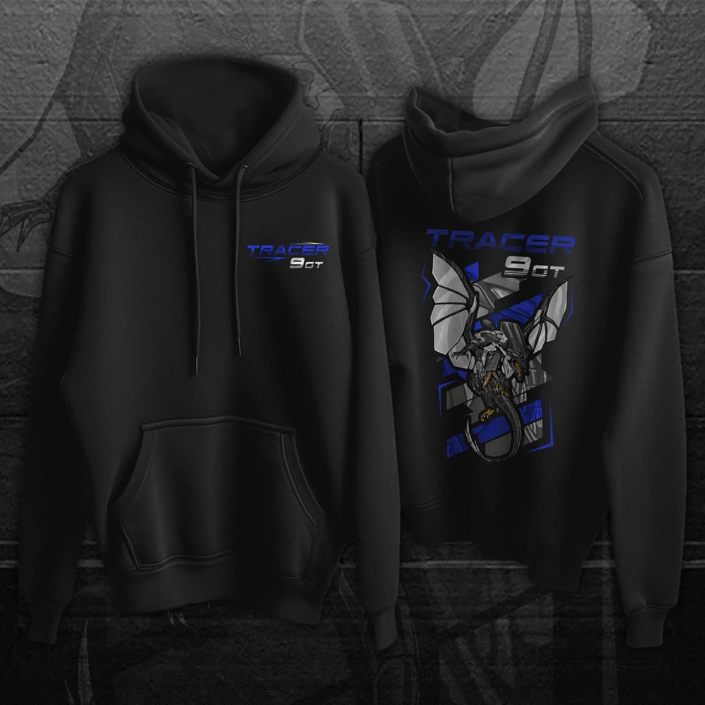Yamaha Tracer 9 Inspired Hoodie - ADV Motorcycle Sweatshirt