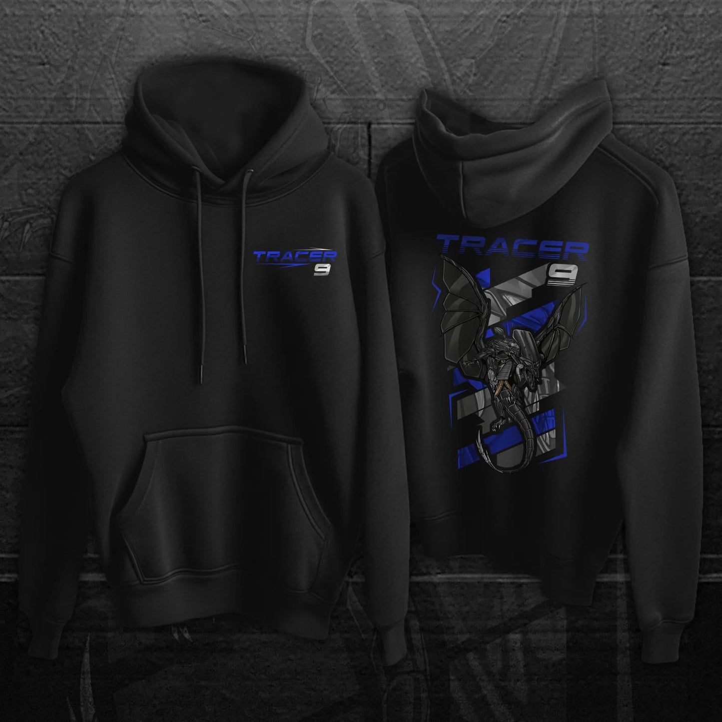 Yamaha Tracer 9 Inspired Hoodie - ADV Motorcycle Sweatshirt