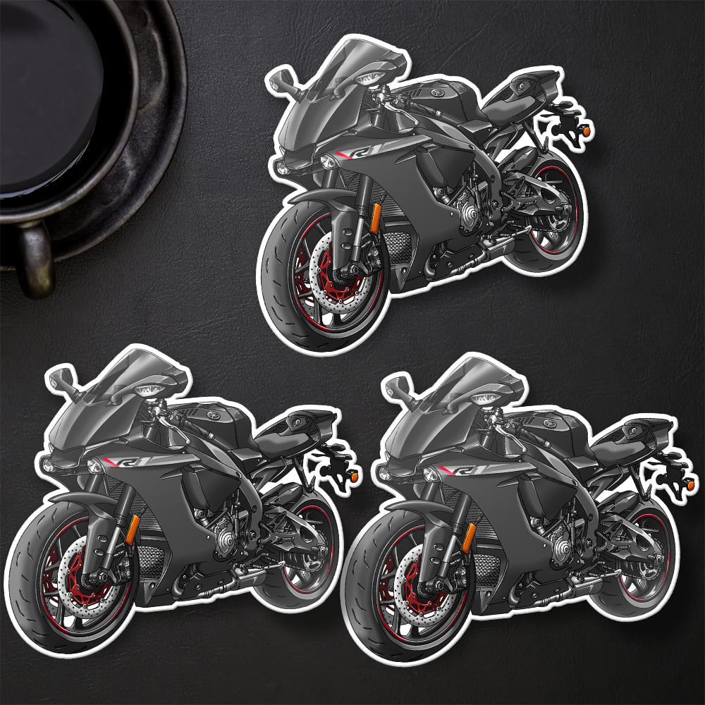 Yamaha YZF-R1 2018-19 Inspired Stickers - Set of 3 Motorcycle Decals