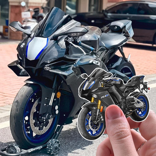 Yamaha YZF-R1 2024 Inspired Stickers - Set of 3 Motorcycle Decals