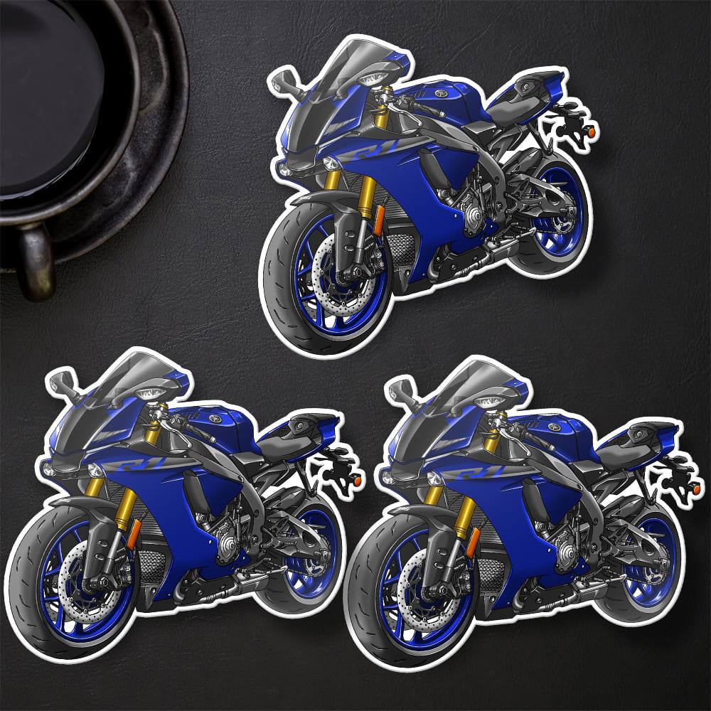 Yamaha YZF-R1 2018-19 Inspired Stickers - Set of 3 Motorcycle Decals