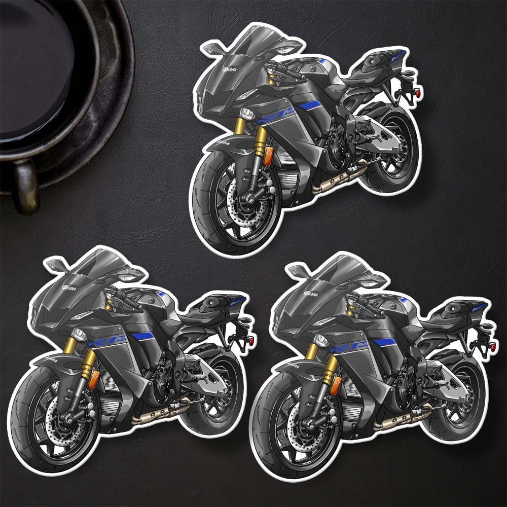 Yamaha YZF-R1 2024 Inspired Stickers - Set of 3 Motorcycle Decals