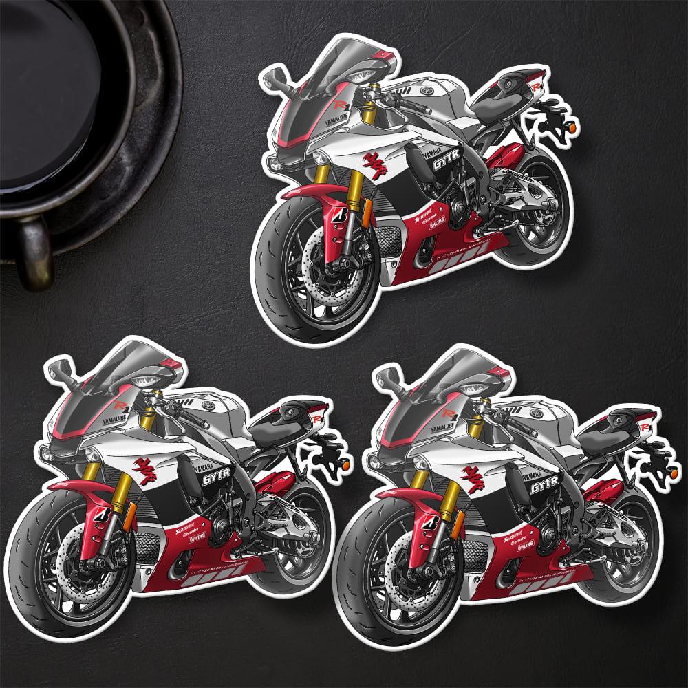 Yamaha YZF-R1 2018-19 Inspired Stickers - Set of 3 Motorcycle Decals