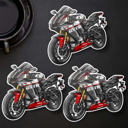 Yamaha YZF-R1 2024 Inspired Stickers - Set of 3 Motorcycle Decals