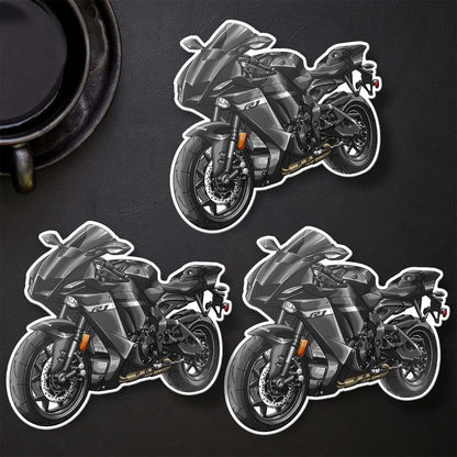 Yamaha YZF-R1 2024 Inspired Stickers - Set of 3 Motorcycle Decals