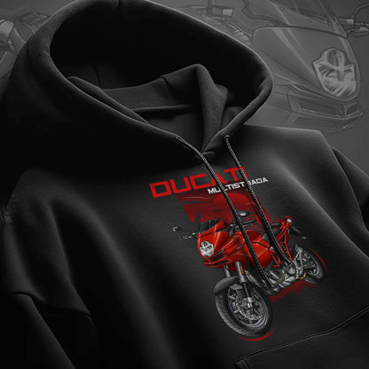 Ducati Multistrada 1000DS Hoodie - Motorcycle Sweatshirt for ADV Riders