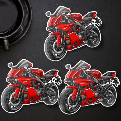 Yamaha YZF-R1 2018-19 Inspired Stickers - Set of 3 Motorcycle Decals