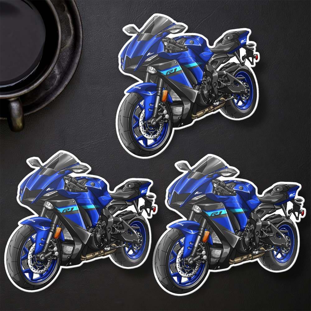 Yamaha YZF-R1 2024 Inspired Stickers - Set of 3 Motorcycle Decals
