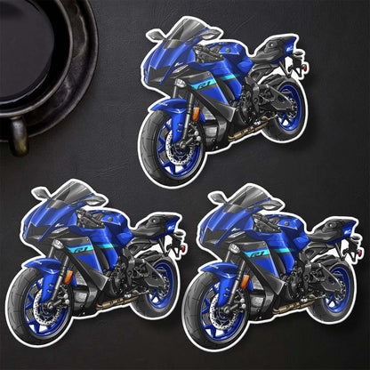 Yamaha YZF-R1 2024 Inspired Stickers - Set of 3 Motorcycle Decals