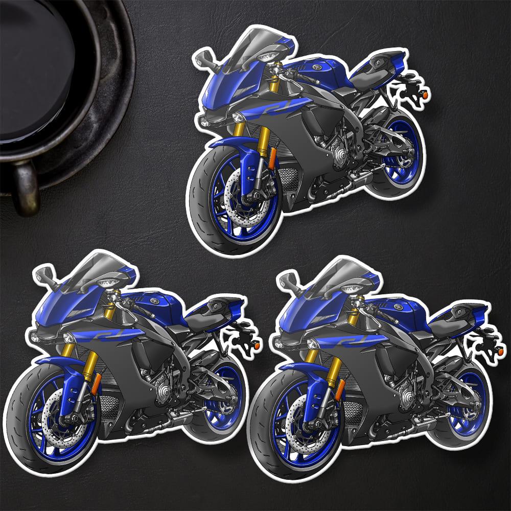 Yamaha YZF-R1 2018-19 Inspired Stickers - Set of 3 Motorcycle Decals