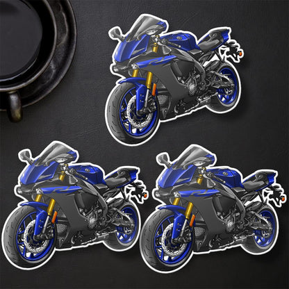 Yamaha YZF-R1 2018-19 Inspired Stickers - Set of 3 Motorcycle Decals