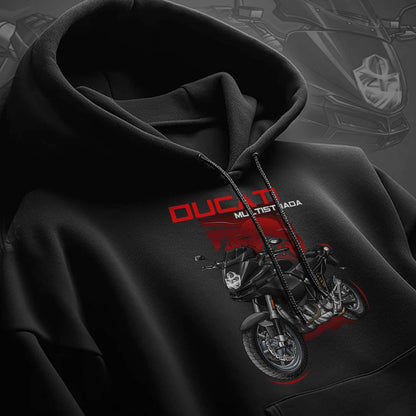 Ducati Multistrada 1000DS Hoodie - Motorcycle Sweatshirt for ADV Riders