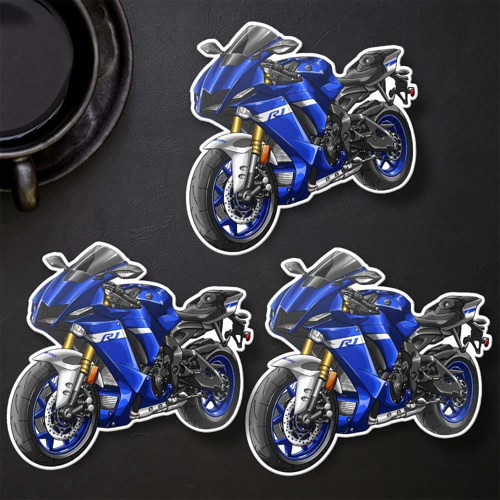 Yamaha YZF-R1 2020-23 Inspired Stickers - Set of 3 Motorcycle Decals