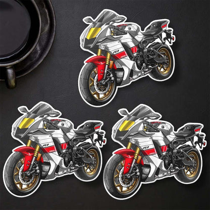 Yamaha YZF-R1 2020-23 Inspired Stickers - Set of 3 Motorcycle Decals