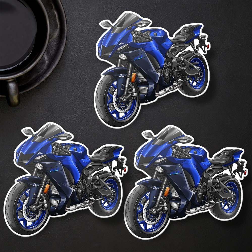 Yamaha YZF-R1 2020-23 Inspired Stickers - Set of 3 Motorcycle Decals