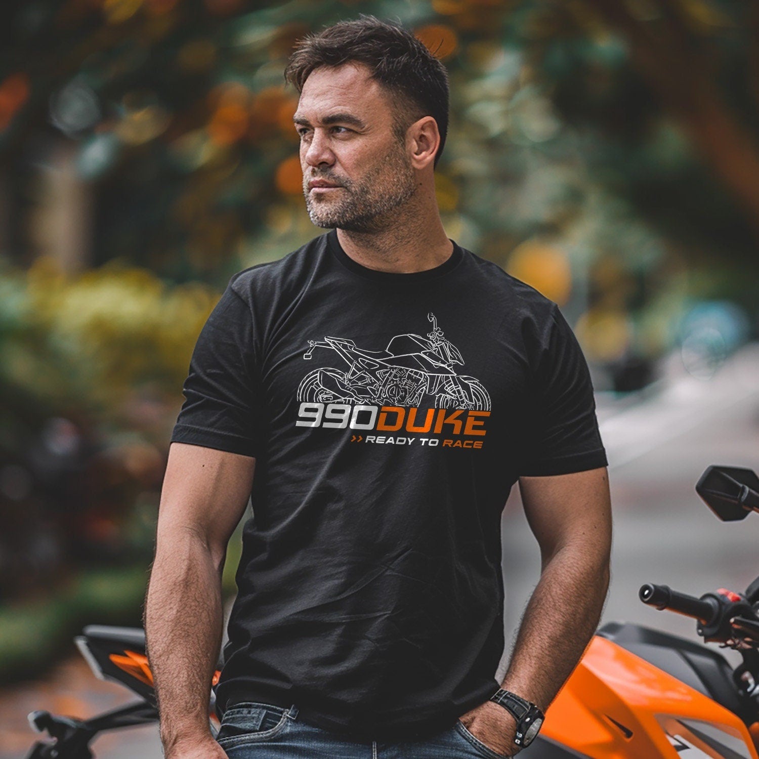 KTM 990 Duke 2024 T-Shirt - Motorcycle Tee Shirt for Riders
