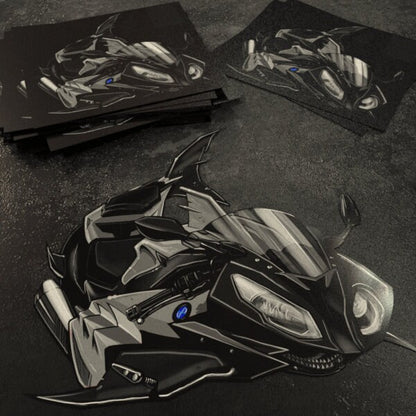 BMW S1000RR Stickers - Set of 3 Motorcycle Decals for Motorrad Riders