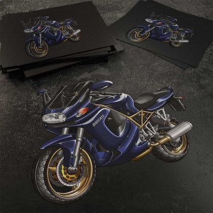 Ducati ST2 Stickers - Set of 3 Motorcycle Decals for Riders