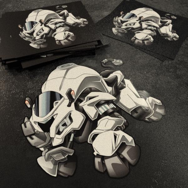 Kawasaki Ninja ZX-10R Inspired Stickers - Set of 3 Motorcycle Decals for Riders