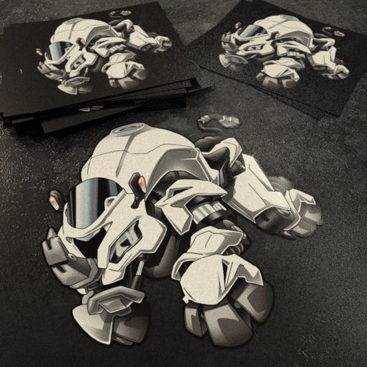 Kawasaki Ninja ZX-10R Inspired Stickers - Set of 3 Motorcycle Decals for Riders