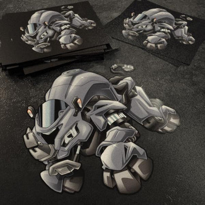 Kawasaki Ninja ZX-10R Inspired Stickers - Set of 3 Motorcycle Decals for Riders