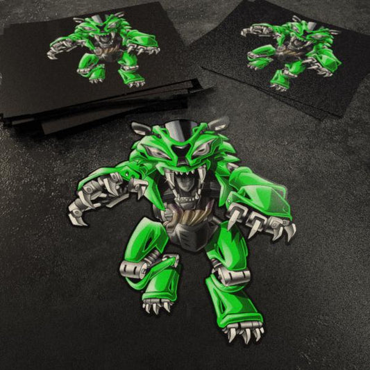 Kawasaki Ninja ZX-10R Inspired Stickers - Set of 3 Motorcycle Decals for Riders