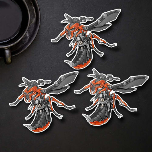 Kawasaki Z1000 2014-16 Inspired Stickers - Set of 3 Motorcycle Decals for Riders