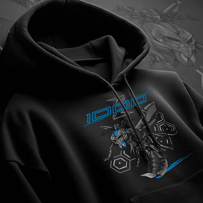 Kawasaki Z1000 2017-20 Inspired Hoodie - Motorcycle Sweatshirt for Riders