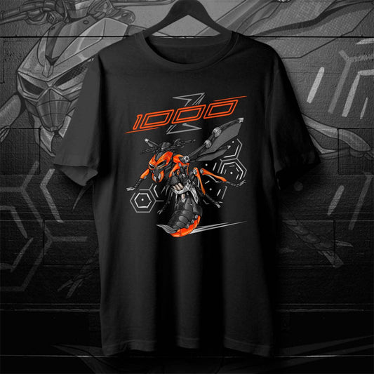 Kawasaki Z1000 2017-20 Inspired T-Shirt - Motorcycle Tee Shirt for Riders