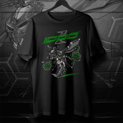 Kawasaki Z1000 2017-20 Inspired T-Shirt - Motorcycle Tee Shirt for Riders